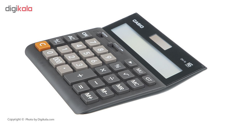 ماشین حساب کاسیو مدل DH-16-BK