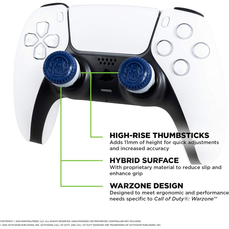 روکش آنالوگ KontrolFreek مخصوص PS5 و PS4 مدل Call of Duty: Warzoneh