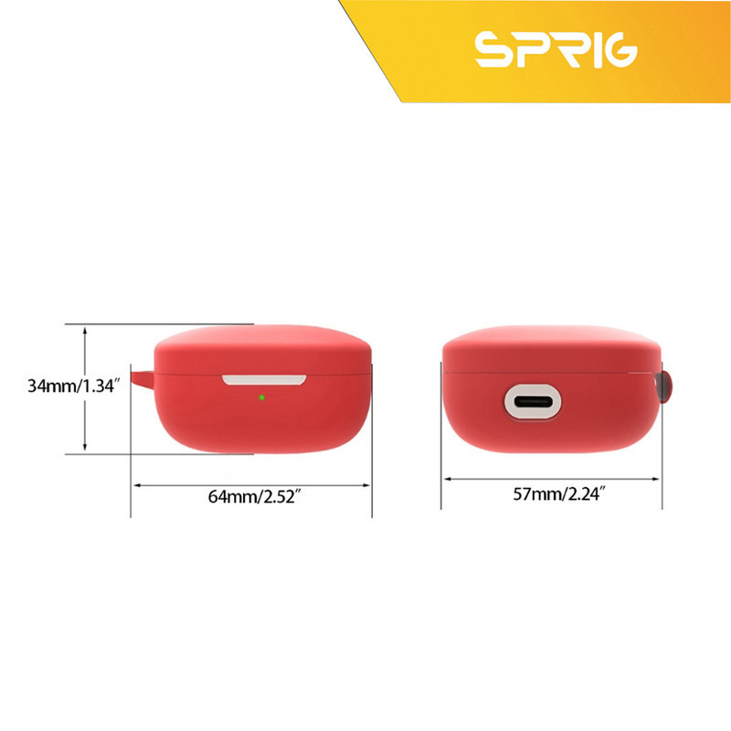 کاور اسپریگ مدل Silicon-SPG مناسب برای کیس هدفون بی سیم کیو سی وای Melobuds ANC