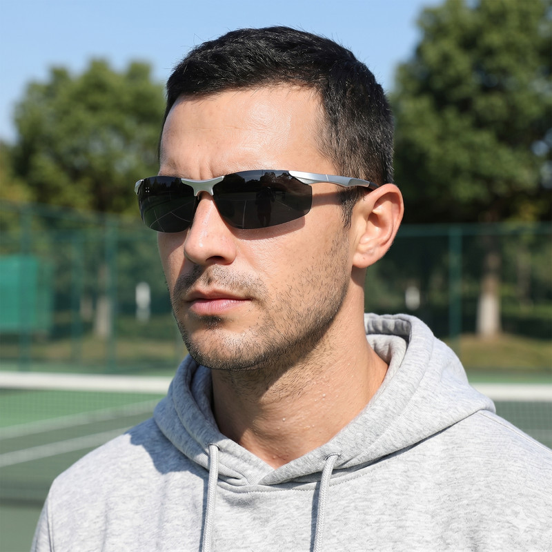 عینک ورزشی مدل 8179 Polarized Metal مناسب برای انواع ورزش‌ها