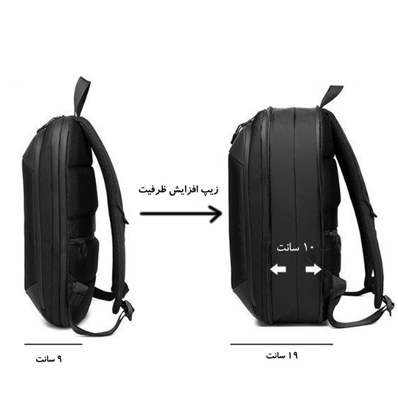 کوله پشتی لپ تاپ برساد مدل Bb 110 مناسب برای لپ تاپ 14.1 تا 15.6 اینچی