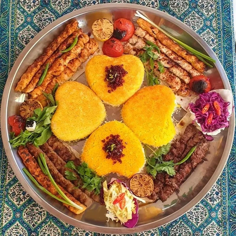 قالب کیک به گز مدل قلبی