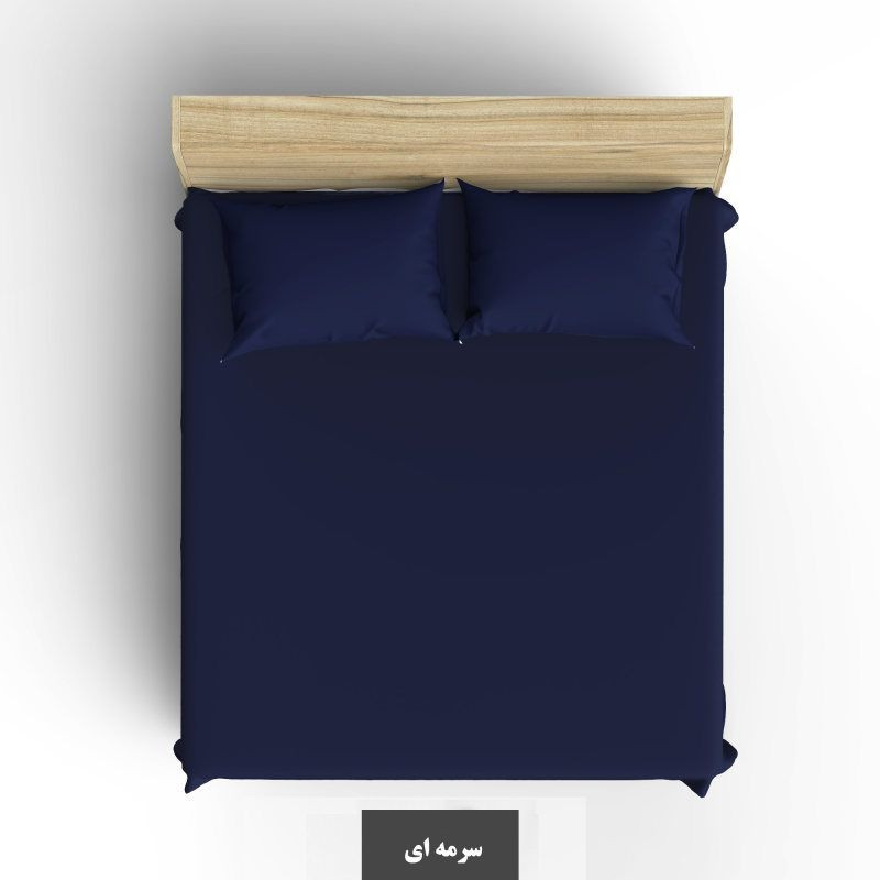 سرویس ملحفه مدل ساده کد 120 یک نفره سه تکه