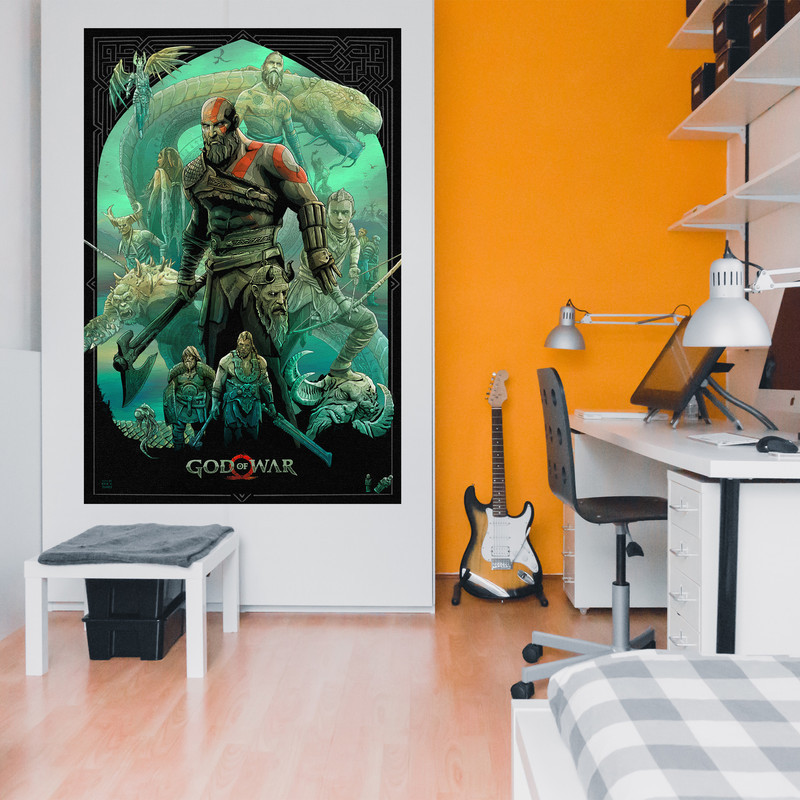 تابلو شاسی مدل گیمینگ گاد اف وار god of war  کد 1268