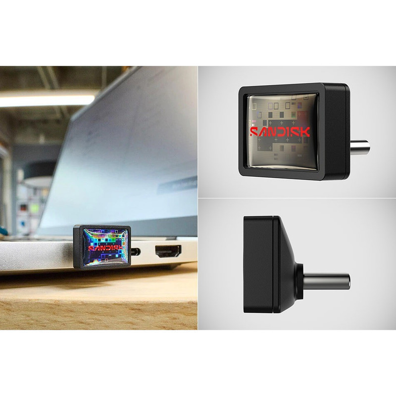 فلش مموری سن دیسک مدل EXTREME FIT CZ530 ظرفیت 64 گیگابایت با رابط USB-C
