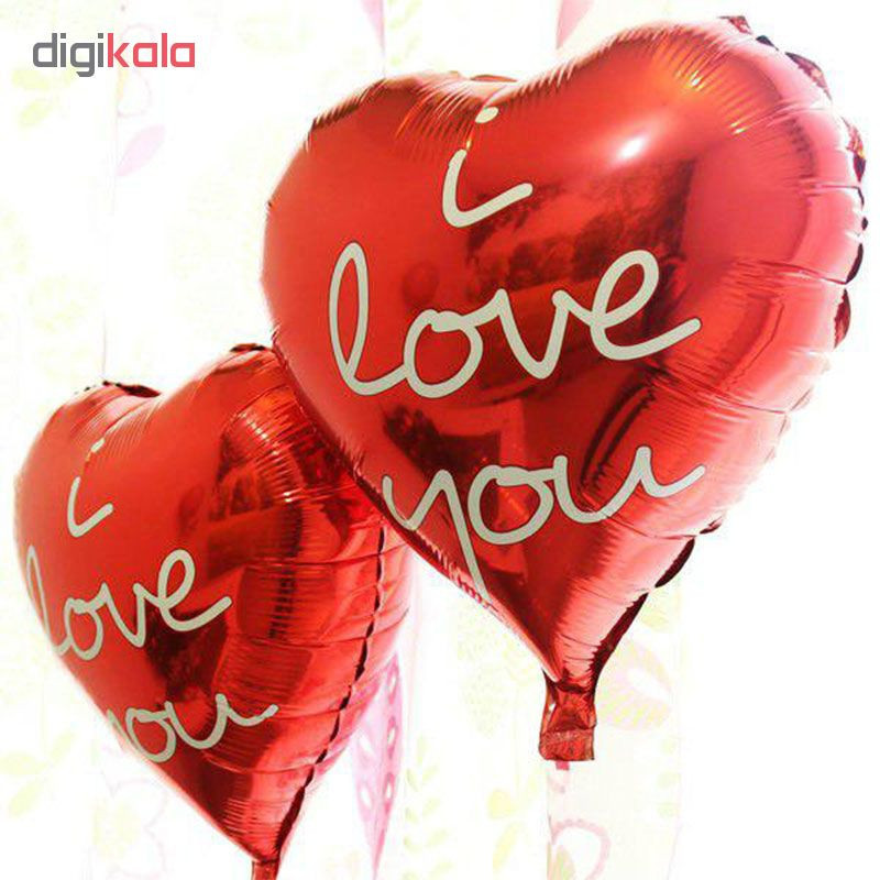 بادکنک فویلی طرح i love u