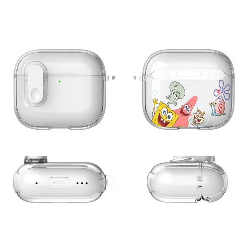 کاور طرح Bob & Spong Friends  مناسب برای کیس هدفون سامسونگ  Galaxy Buds 3Pro