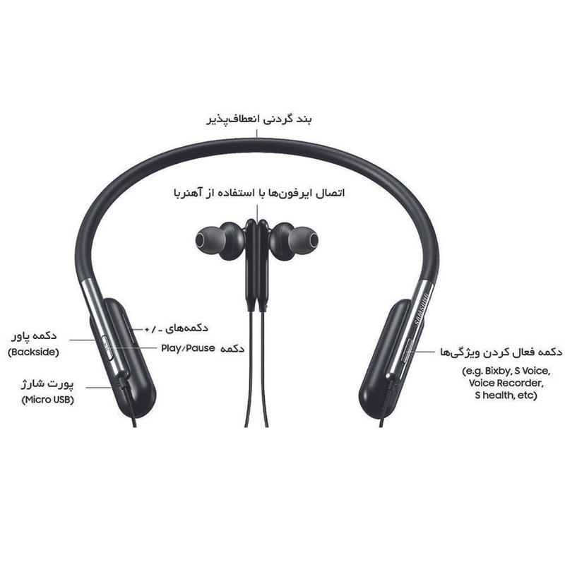 هدفون بلوتوثی سامسونگ مدل یوفلکس کد BG950