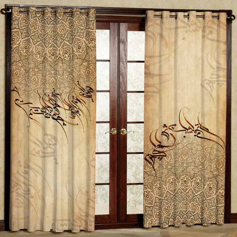 پرده مدل پانچی کد 6274 سایز 280x140 سانتی متر