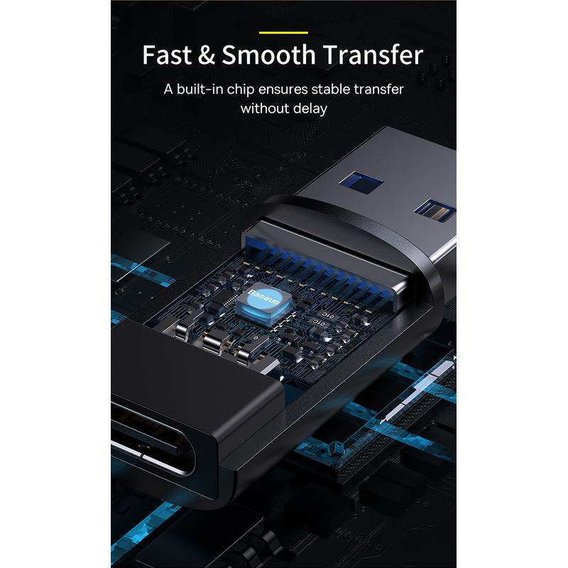مبدل USB 3.1 به USB-C بیسوس مدل 10Gbps-OTG