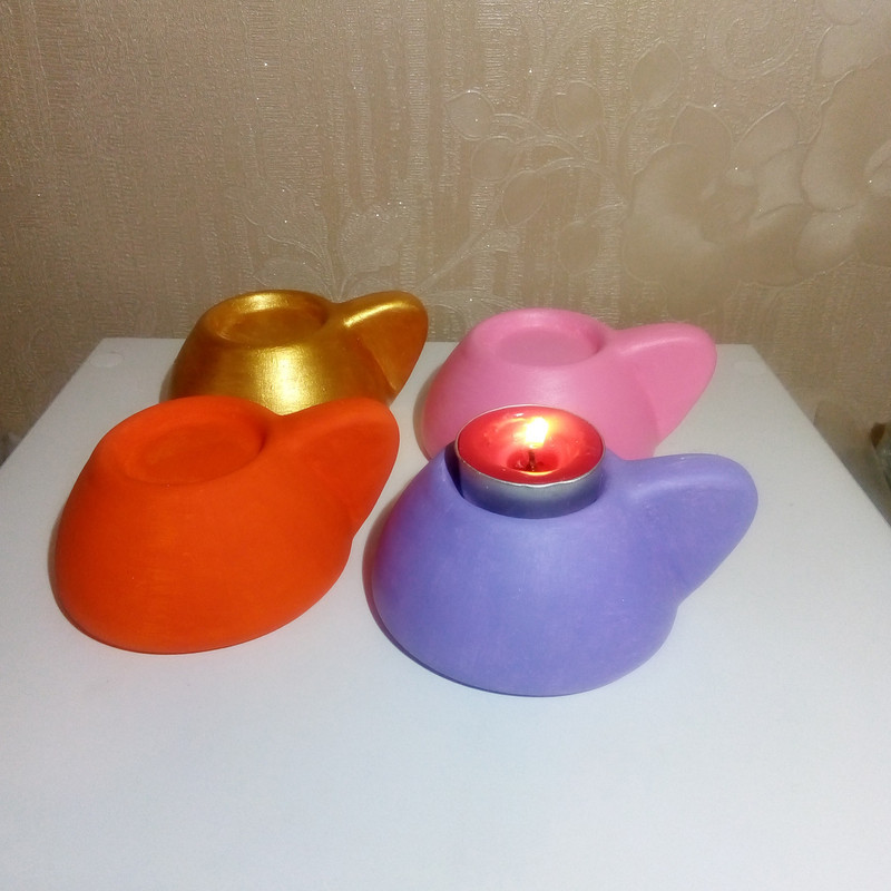 جاشمعی طرح فنجان کد 350 بسته دو عددی
