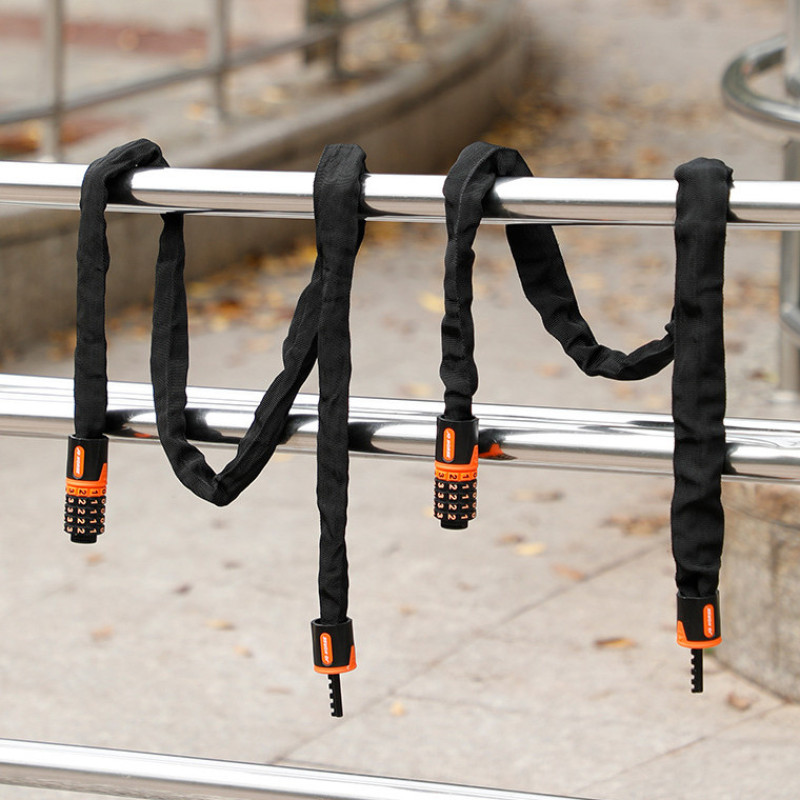 قفل دوچرخه مدل زنجیر فولادی کد Jo-Chain120cm