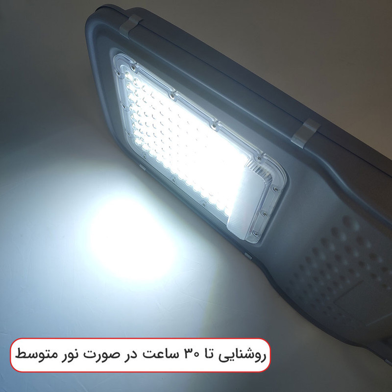 چراغ خیابانی خورشیدی 100 وات مدل 50000mAh