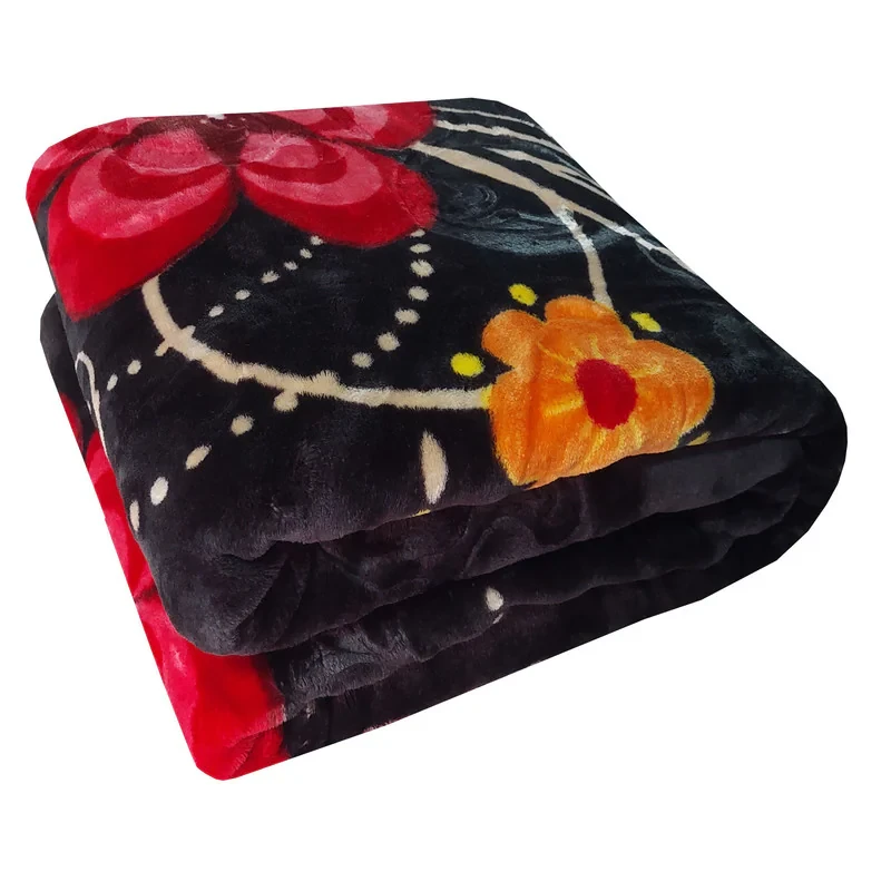 پتو 1 نفره نرمینه بافت مدل نرمین کد 12 سایز 220x160 سانتی‌متر
