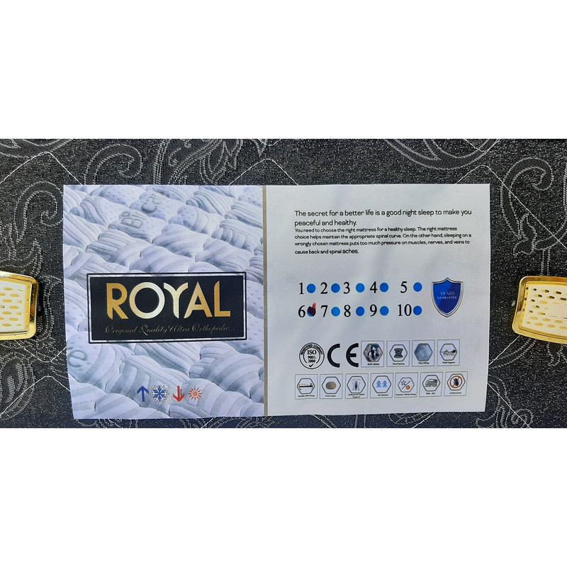تشک رویال مدل T06 دو نفره سایز 200 × 160 سانتی‌ متر