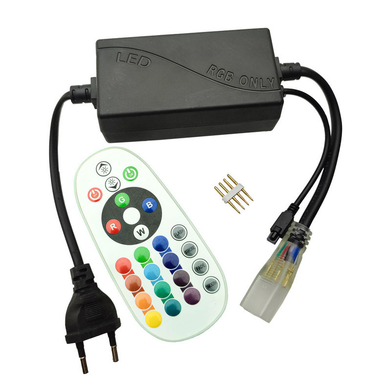 ریموت مدل کنترل ریسه شلنگی RGB بسته 2 عددی