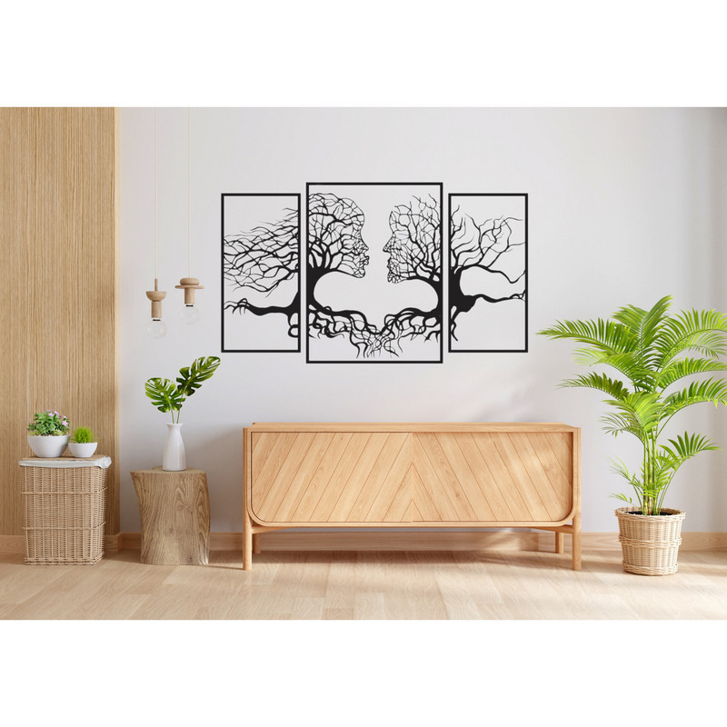 دیوارکوب مدل Tree Life کد A100 مجموعه 3 عددی