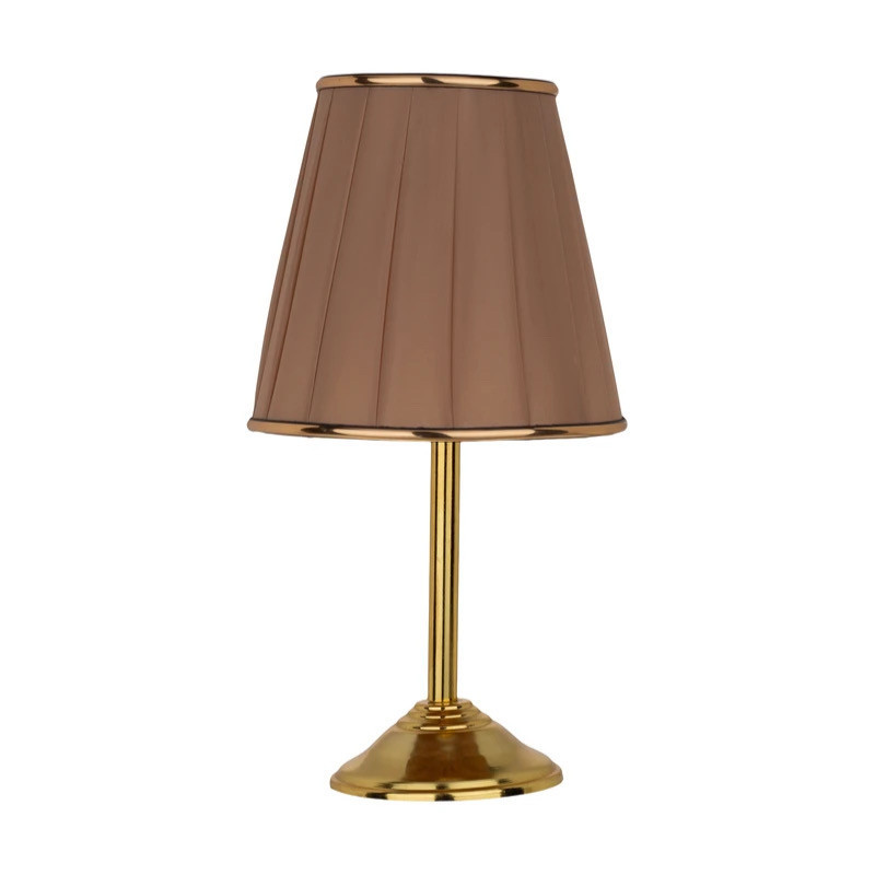 آباژور رومیزی نورهام مدل NHM-GOLDSILVERY-15