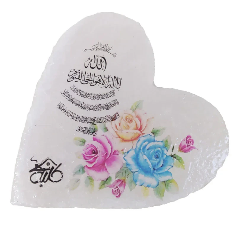سنگ نمک دکوری طرح قلب کد 11