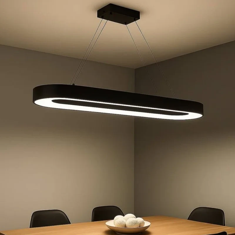 لوستر ام کی ای لایتینگ مدل مدرن کد Ringo-oval