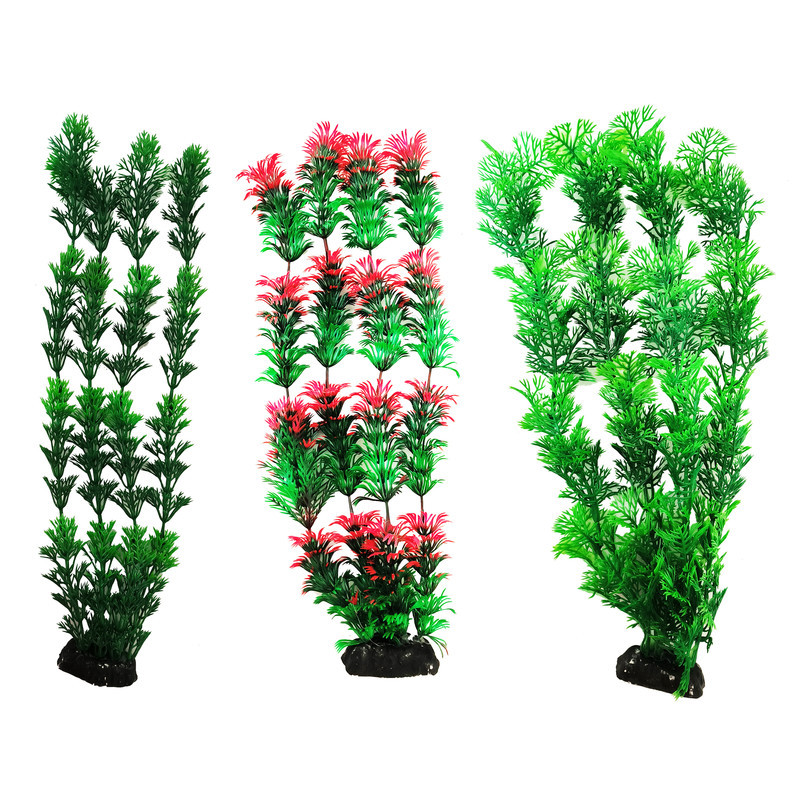 گیاه تزیینی آکواریوم کد B01 مجموعه 3 عددی