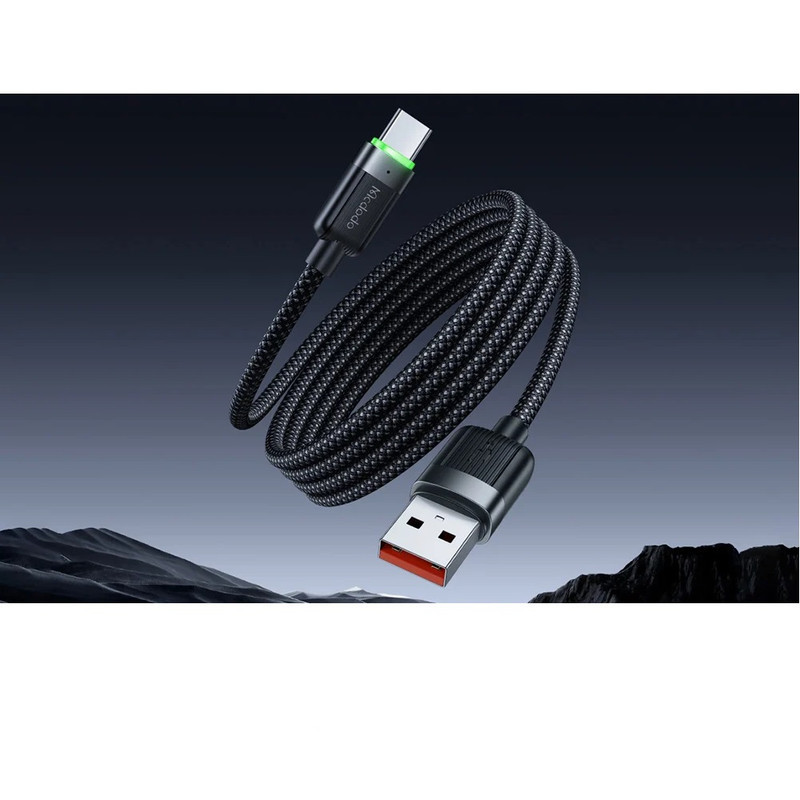 کابل تبدیل USB به USB-C مک دودو مدل CA-565 Magnetic Self-Winding طول 1.2 متر