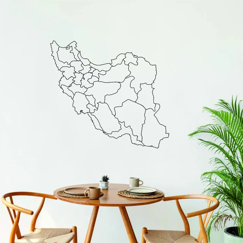 استیکر مدل چوبی نقشه ایران کد T922