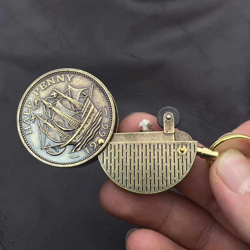 فندک زورو مدل Antique Coin کد SN-LIZO-2102-27