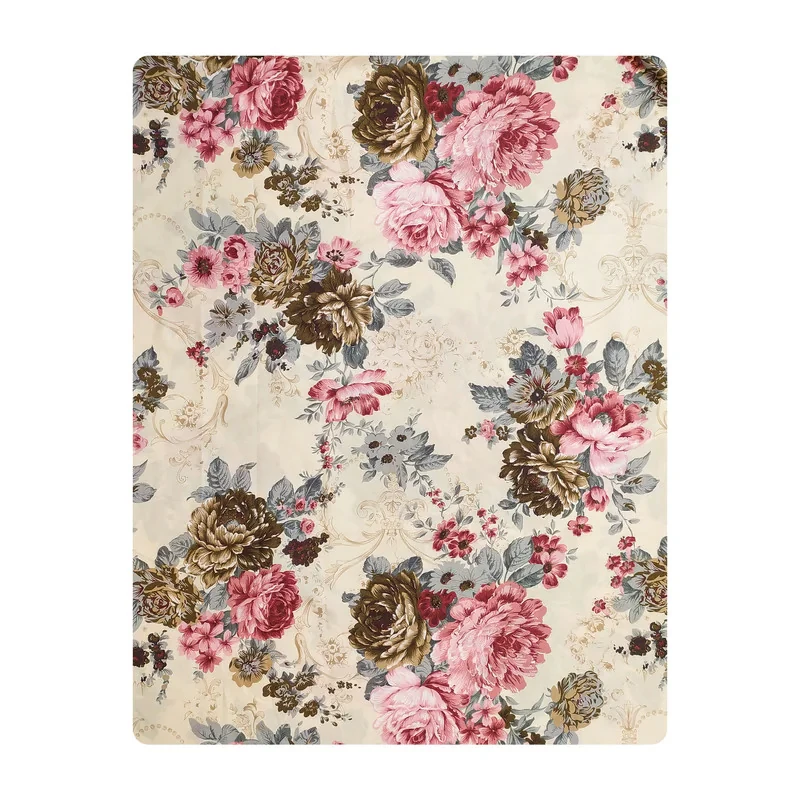 ملحفه آدنو مدل آلاله کد CH78 یک نفره سایز 140x240 سانتی متر