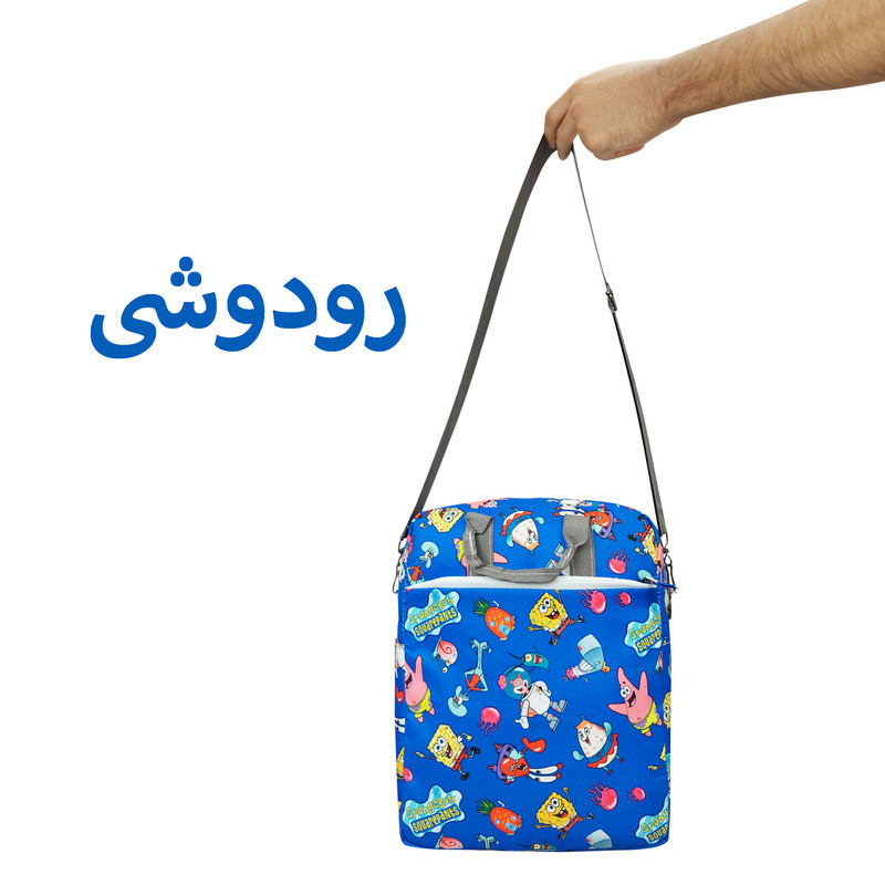 کوله پشتی لوازم کودک سیی مدل باب اسفنجی و پاتریک کد 226.4