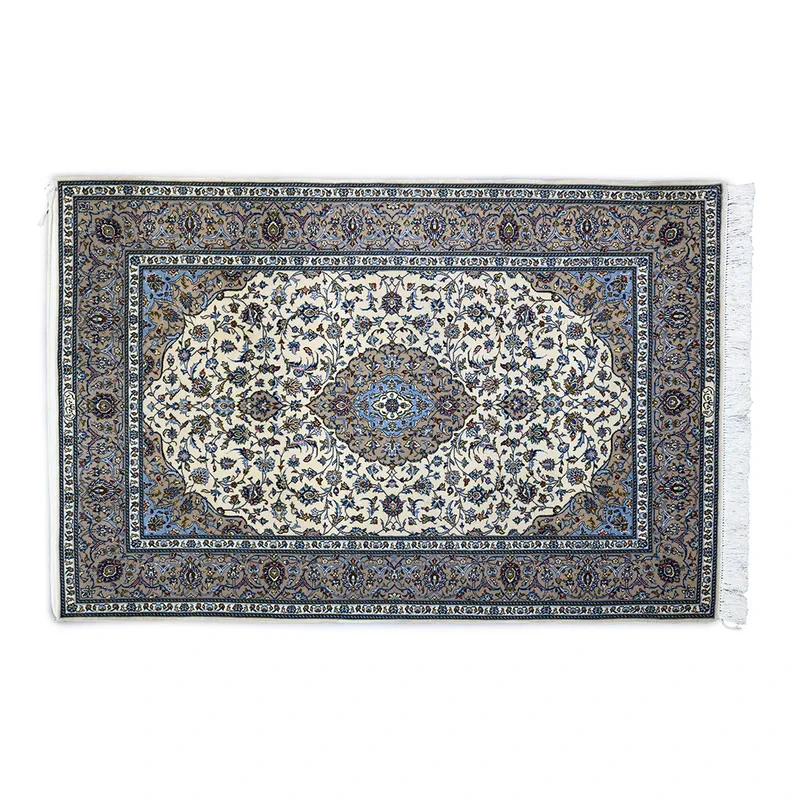 فرش دستباف سه متری جفت مدل کاشان طرح شادسر کد 00-9