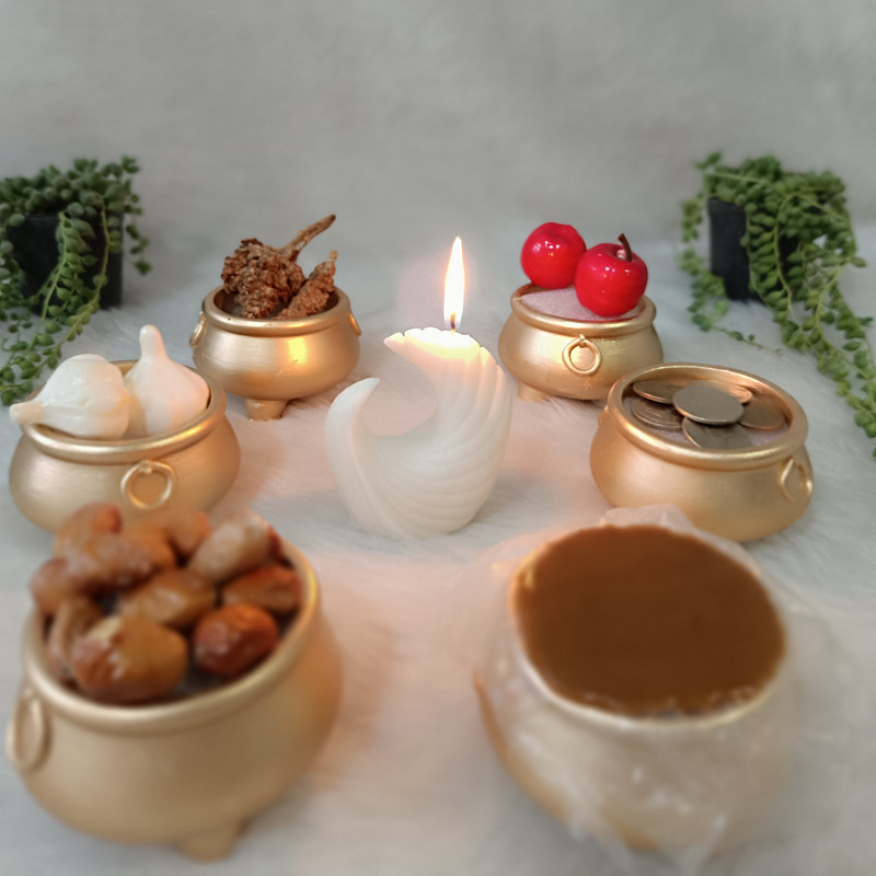 مجموعه ظروف هفت سین 6 پارچه مدل دیگ چی