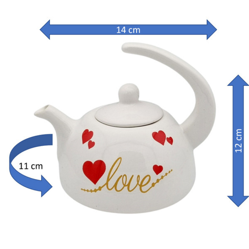 قوری مدل آلاله کد 11222xLove