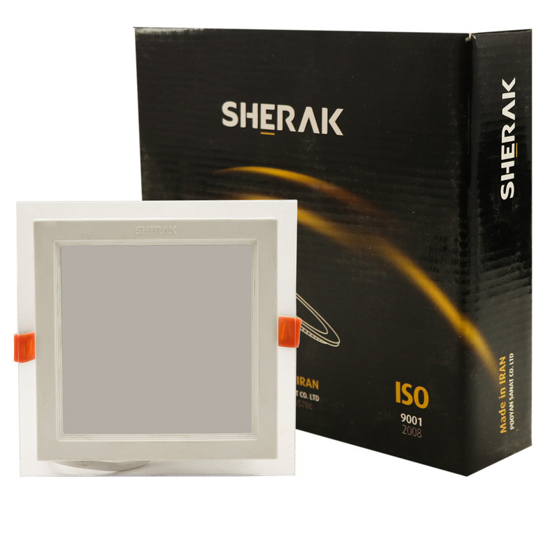 پنل سقفی 12 وات شراک مدل SHR12 SQ