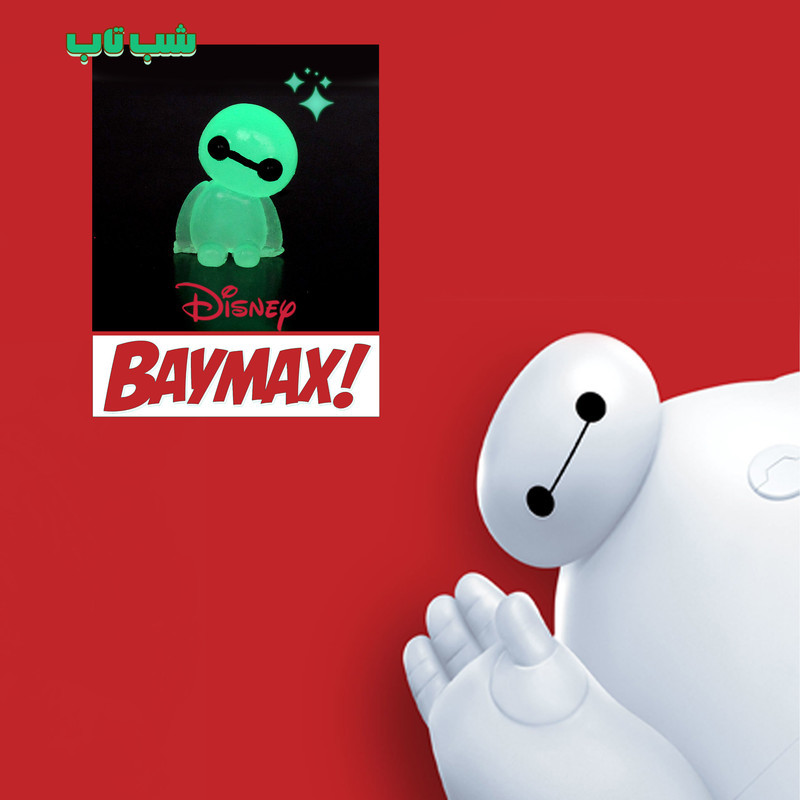 مجسمه مدل شب تاب طرح بیمکس BAYMAX بسته 2 عددی