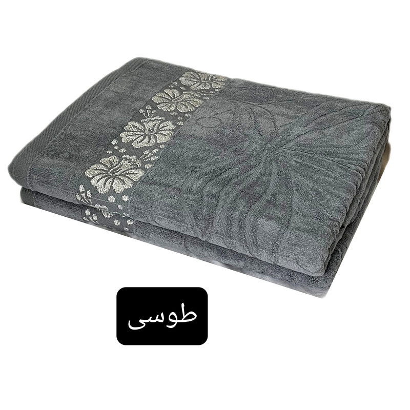 حوله حمام هنرمند مدل لوکس سایز 150x100 سانتی متر