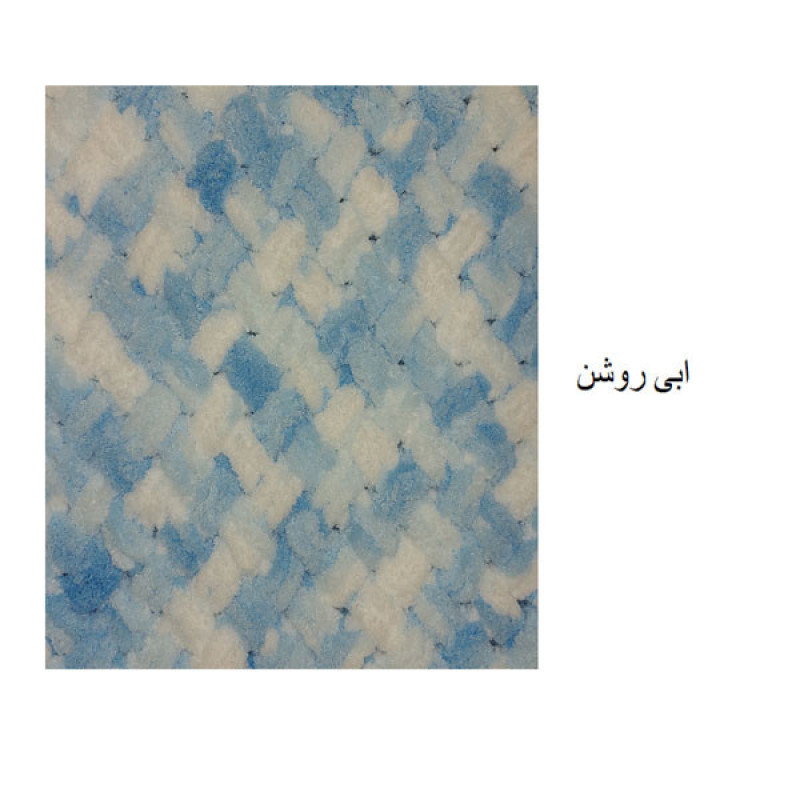 پتو نوزاد طرح بافت پافی مدل گلتای کد 01 سایز 80×80 سانتی متر