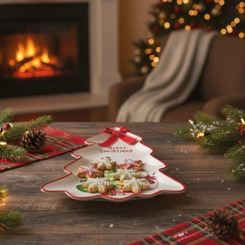 پیش دستی طرح کریسمس مدل Santa کد 300