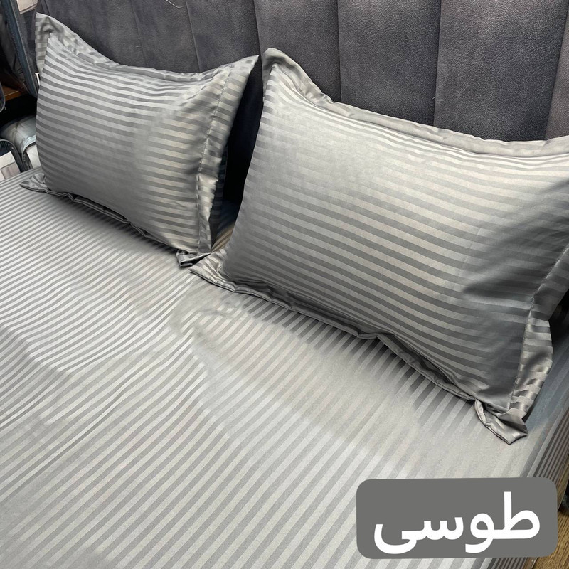 سرویس ملحفه 2 نفره 3 تکه مدل کشدوز هتلی