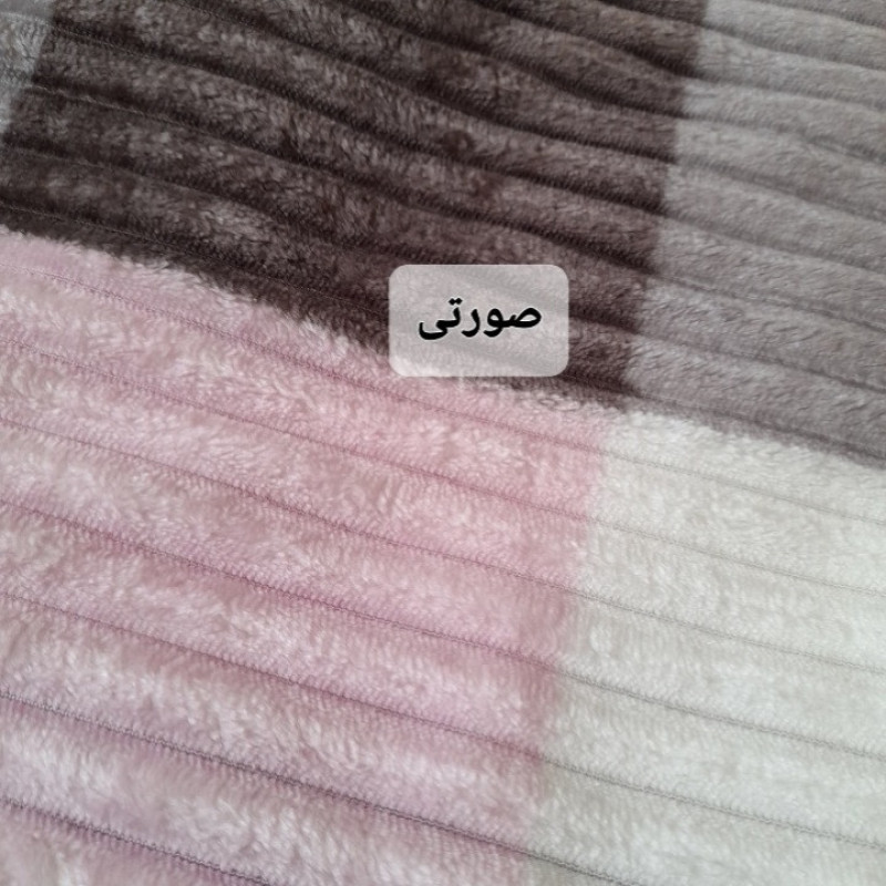پتو مسافرتی طرح پلیسه کد W200  سایز 150×200 سانتی متر
