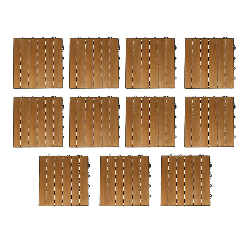 کفپوش مدل ترموود 6 ردیف کد SM42 سایز 30x30 سانتی متر مجموعه 11 عددی