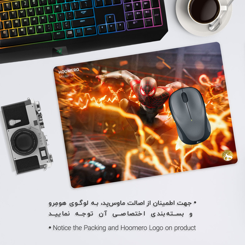 ماوس پد هومرو مدل A3510 طرح مردعنکبوتی