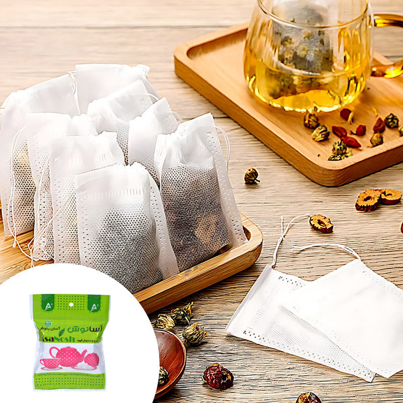 فیلتر چای آسانوش مدل کیسه ای مجموعه 300 عددی
