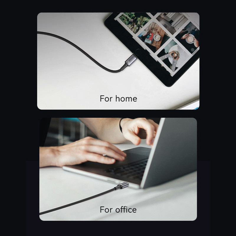 کابل تبدیل USB-C به USB-C یوسمز مدل SJ751-240W طول 1.2 متر