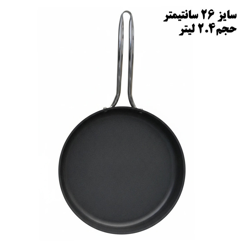 سرویس قابلمه و تابه لعابی 7 پارچه مادام کوکو مدل Titanyum