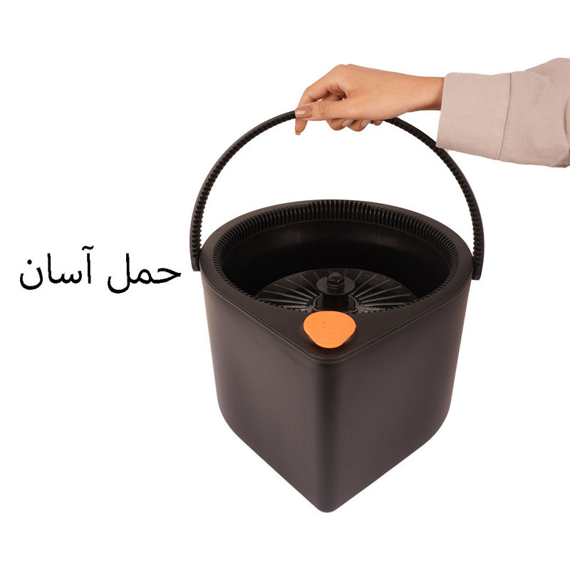 زمین شوی چرخشی دبلیو اس مدل اشکی به همراه 2 عدد سری یدک
