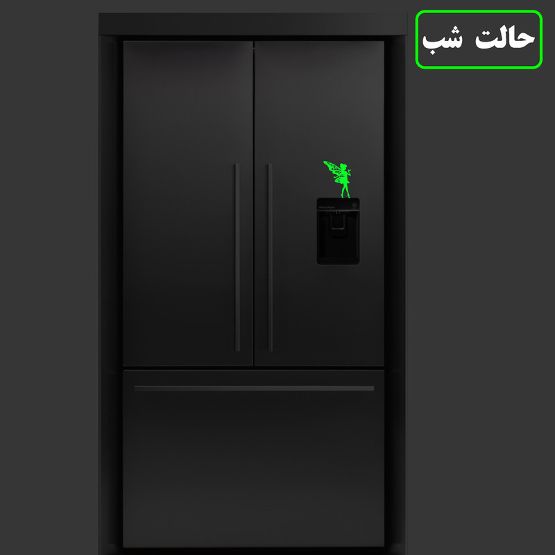 استیکر کلید و پریز مدل شبنما طرح  فرشته بالدار کد 011