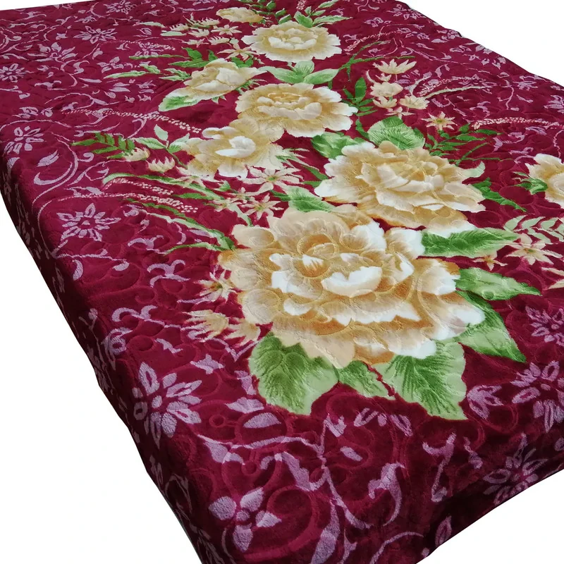 پتو گلبافت مدل 2033-B سایز 160x220 سانتی متر