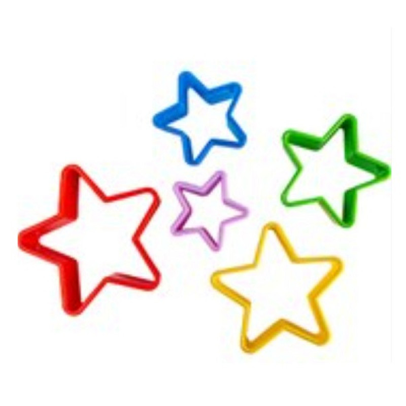 کاتر شیرینی پزی به گز مدل ستاره مجموعه 5 عددی