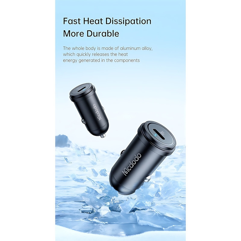 شارژر فندکی 30 وات مک دودو مدل CC-749 30W